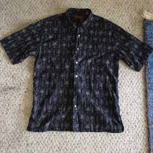 Vintage Tori Richard Honolulu Palm Shirt